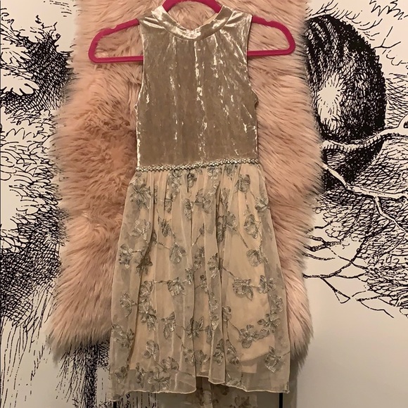 Speechless Other - Velvet and lace girls dress